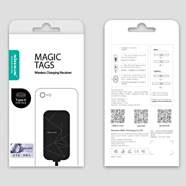 NILLKIN Magic Tag QI Standard Wireless Charging Receiver wit