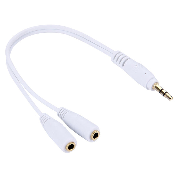 Aux Audio Cable Headphone Earphone Splitter Adapter, Compati