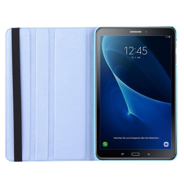 For Galaxy Tab A 10.1 T580 Litchi Texture Horizontal Flip 36