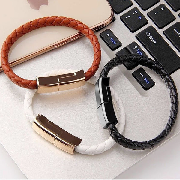 XJ | 71 20cm USB to Micro USB Bracelet Charging Data Cable