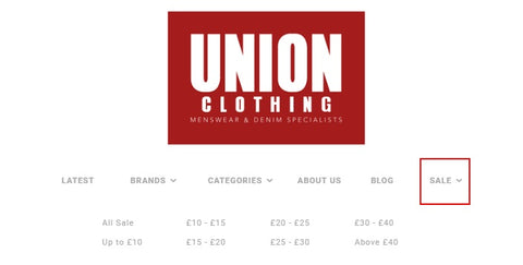 Union Summer Sale Now On