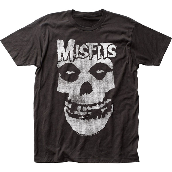 Misfits Distressed Fiend Skull Black Tee | Misfits Shop