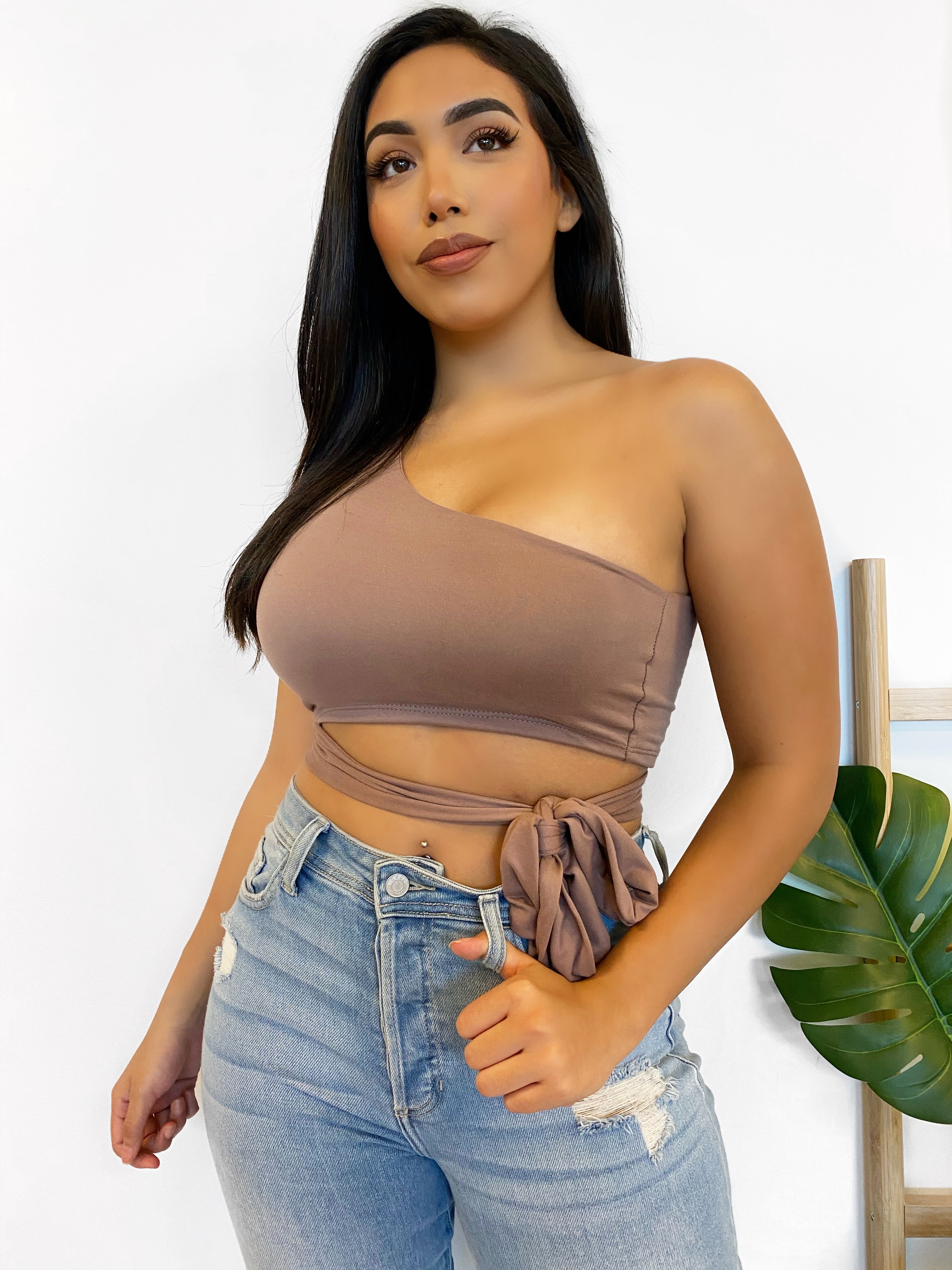 Celine Top (Taupe)
