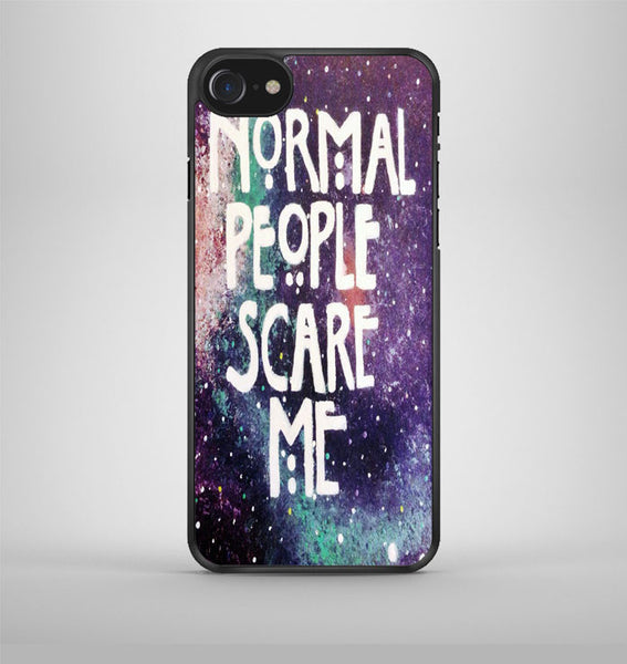 Normal People Scare Me Galaxy Nebula iPhone 7 Case Avallen