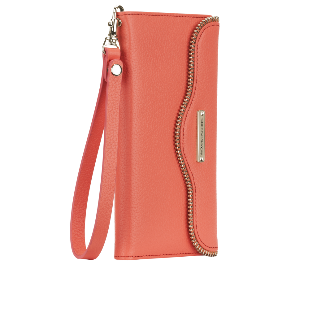 Coral Leather Folio Wristlet by Rebecca Minkoff for iPhone 6 Plus / 6s Plus | Case-Mate