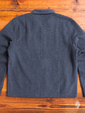 Raw Edge Blouson in Graphite