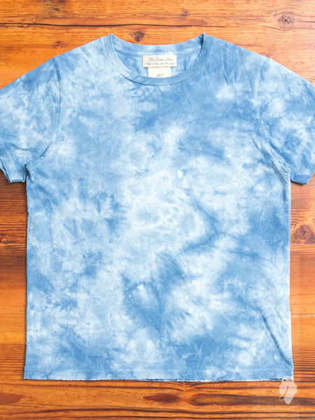 Tie-Dye T-Shirt Washed Indigo Blue Owl Workshop
