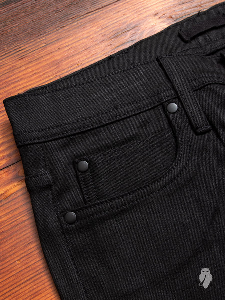 black x grey stretch selvedge