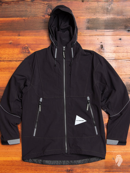 Nylon Shell Jacket in Black