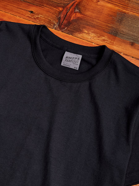 blok Huh Melodieus Circular-Knit" 10oz T-Shirt in Black – Blue Owl Workshop