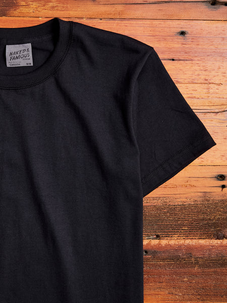 blok Huh Melodieus Circular-Knit" 10oz T-Shirt in Black – Blue Owl Workshop