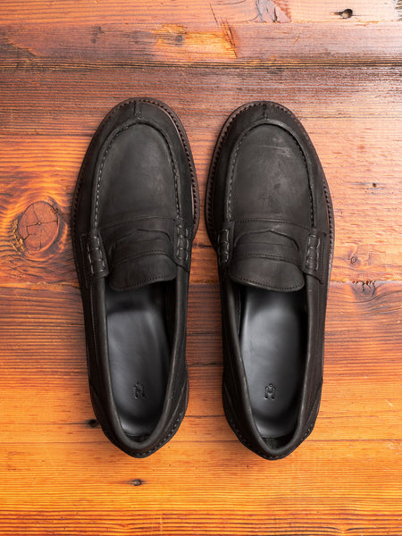 Slouchy Loafers in Black