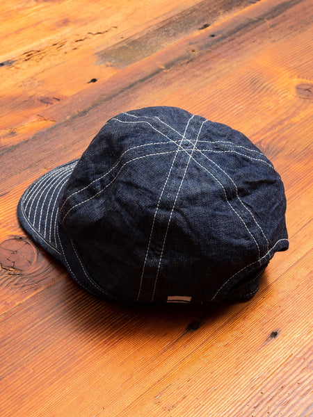 NBA WIND AND SEA DENIM HAT INDIGO-