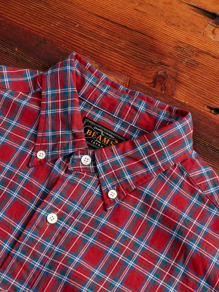 Check Button-Down in Red – Blue Owl Workshop