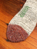"Go Hemp" Slub Embroidery Sock in Oatmeal