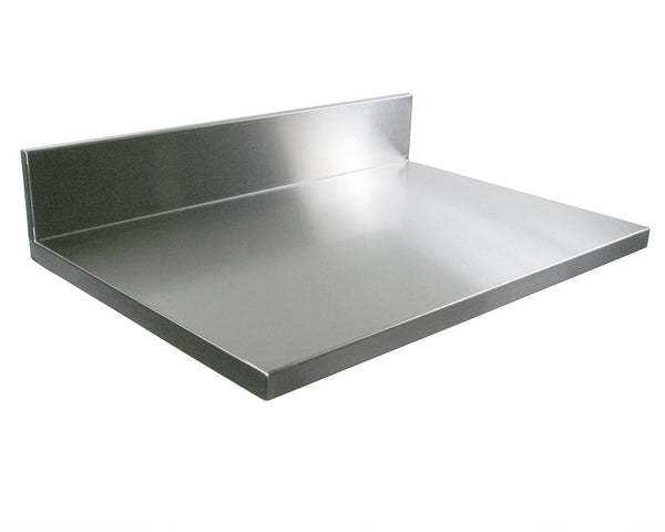 42 Length x 24 Width x 8 Height BSI CP-120 Brushed Stainless Steel Counter Top Marche-style Merchandiser Cold Pan 
