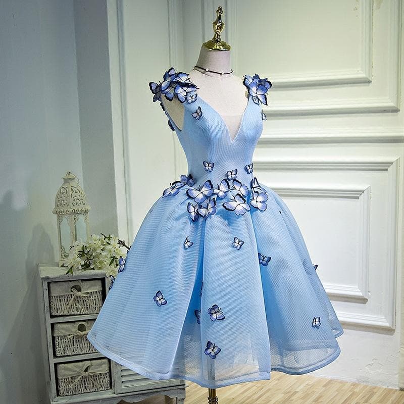 baby blue fancy dress