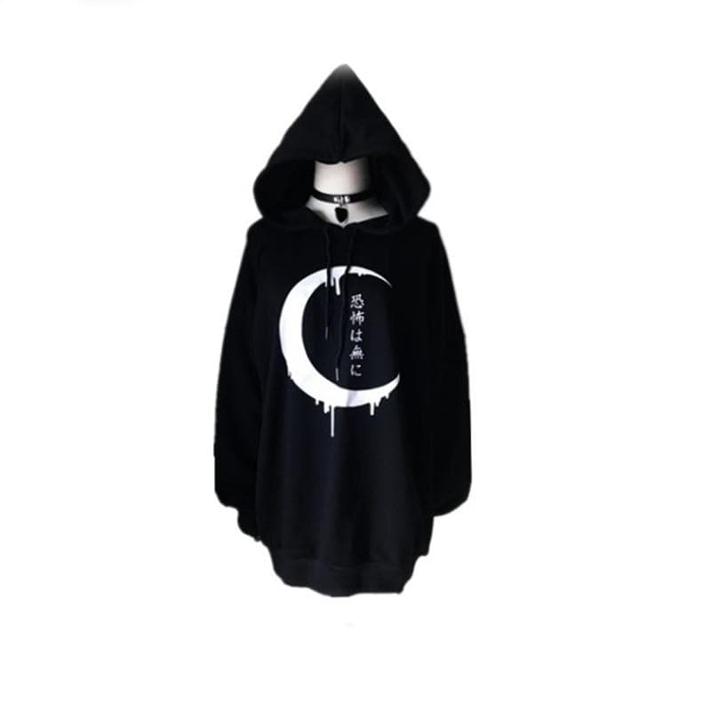 black gothic hoodie