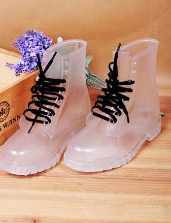 jelly rain boots
