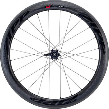 Zipp 404 Firecrest Carbon Clincher Rear Wheel, 700c, 24 Spokes, 10/11 Speed SRAM Cassette Body, 177, V3, Black Decal