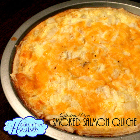 Gluten-Free Smoked Salmon Quiche:Gluten-Free Heaven