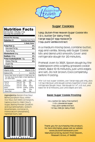 Gluten Free Sugar Cookie Mix | Gluten-Free Heaven