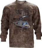 huey helicopter long sleeve shirt