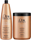 Fanola Oro Therapy Keratin & Argan Oil Shampoo & Mask Twin Pack 2 x 1000ml - Hairdressing Supplies