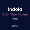 Indola Color Style Mousse - Red 200ml - Hairdressing Supplies