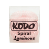 Kodo Luminous Baby Pink Spiral Hair Bobbles - Hairdressing Supplies