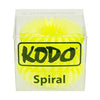 Kodo Yellow Spiral Hair Bobbles Box of 3 - Hairdressing Supplies