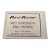 Rand Rocket Wet Strength End Papers 5 x 500 Leaves - Hairdressing Supplies