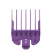 WAHL No.2 Attachment Comb 6Mm (1/4") Cut Purple - Hairdressing Supplies