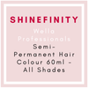 Wella Professionals Shinefinity Semi Permanent Hair Colour 60ml - Hairdressing Supplies