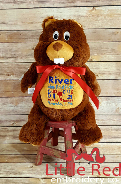 beaver stuffie