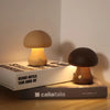 Wooden Mushroom Lamp