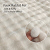 Fluffy Faux Rabbit Rug