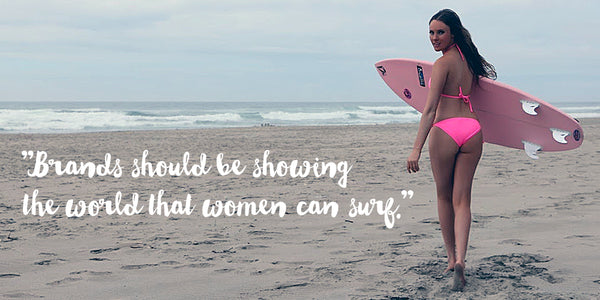 Inspirational interview with pro surfer Kanoe Pelfrey at Beachcuties Boutique. We´re supporting female entrepreneurship.