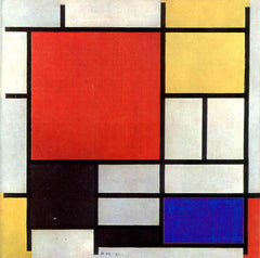 Des Stijl art movement as an example of minimalist style influence