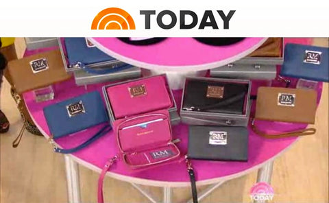 Today Show feature of Robert Matthew handbags and wallets