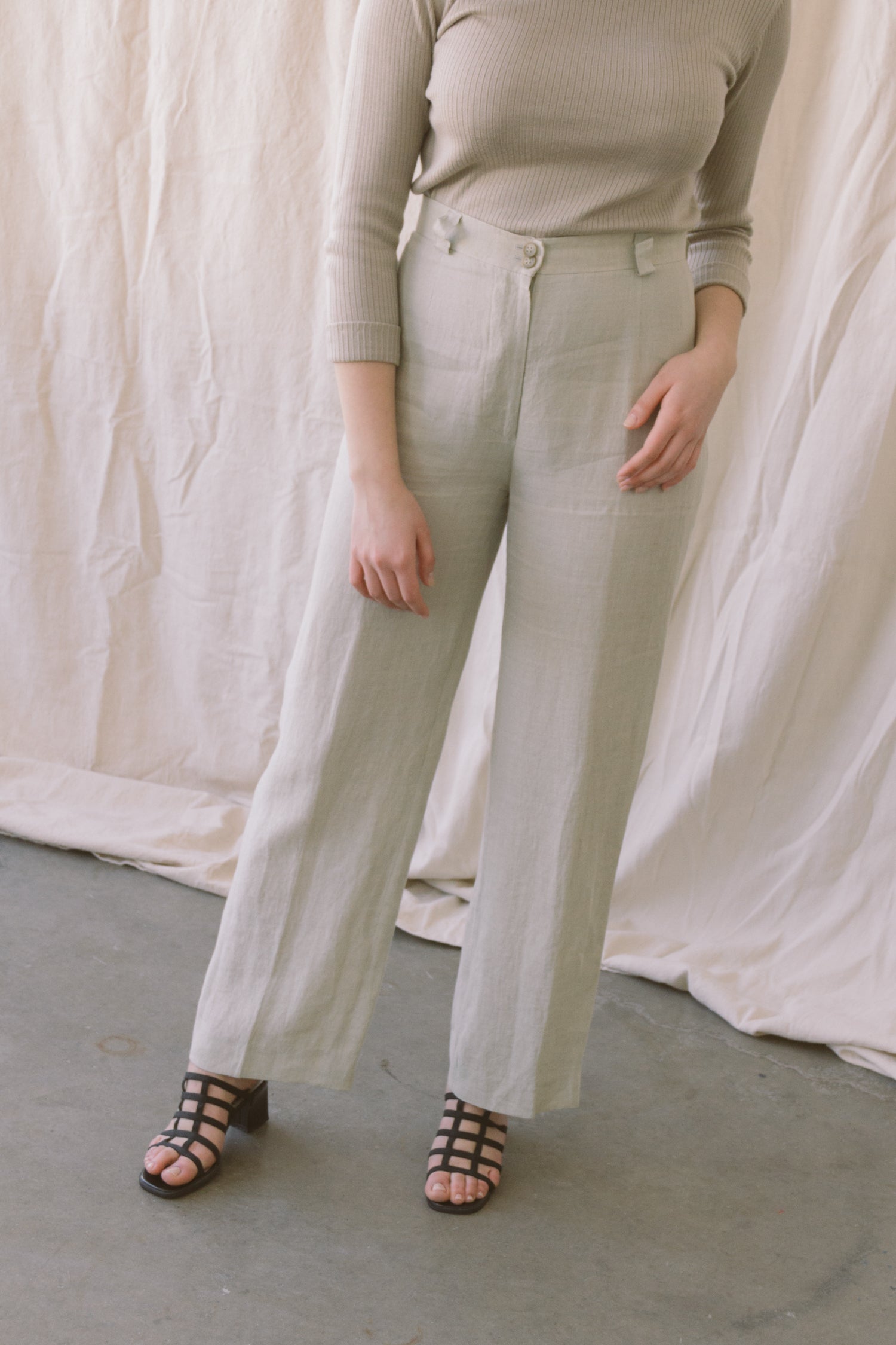 1980s Giorgio Armani Linen Trousers