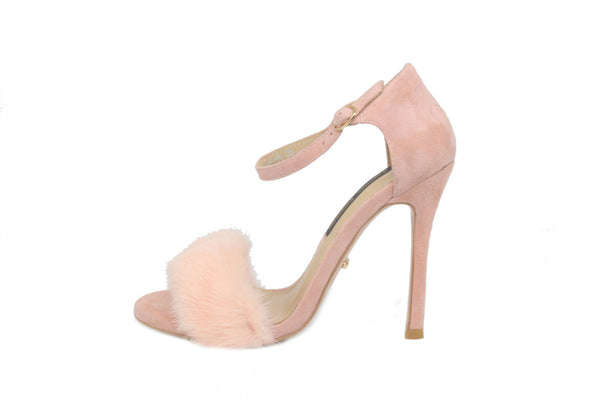 comfy pink heels