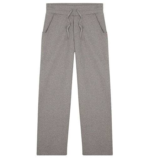 Mens premium Sweatpants in Grey Marl looped back cotton fleece | front detail | Xavier Athletica