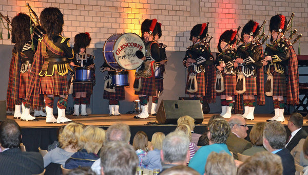 Glencorse Pipe band in Wegberg, Germany