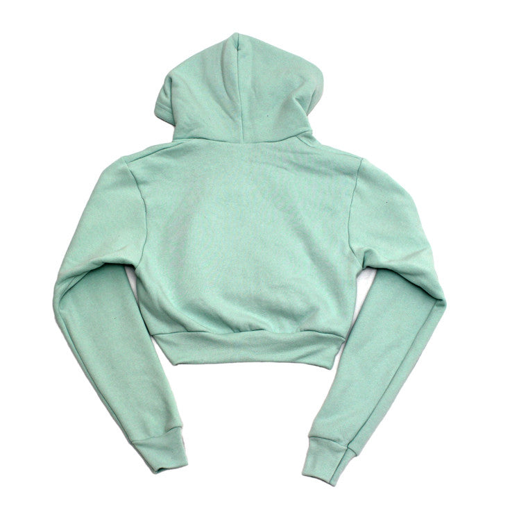 womens mint hoodie