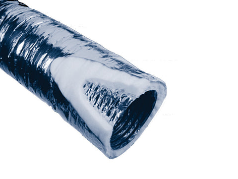 flexible insulated duct 3mt x 200mm
