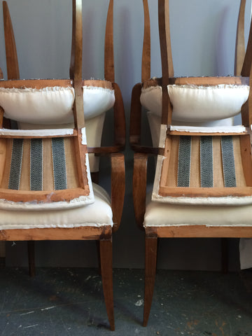 Bridge Chairs restored by Kiki Voltaire