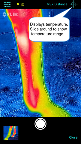 Thermafy user guide, how to view temperature