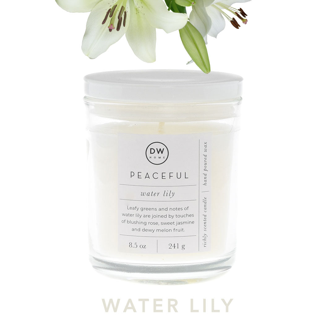 Water Lily Spa Candle Collection