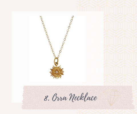 Orra sunburst necklace